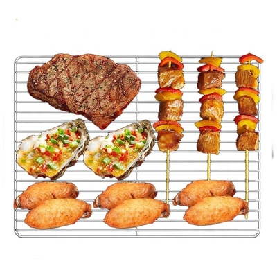 Meshes Ultimate Cooking Experience Durable Stainless Steel BBQ Grill Tray for Outdoor Adventures