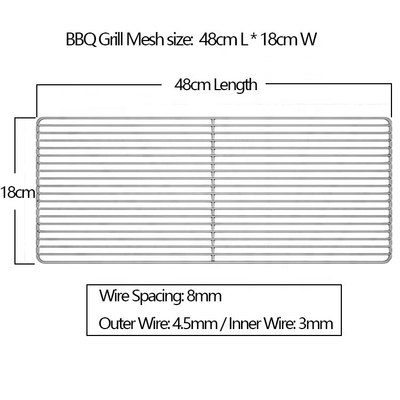 Stainless Steel BBQ Grid The Ultimate Solution for Charcoal Barbecue on Your Next Adventure