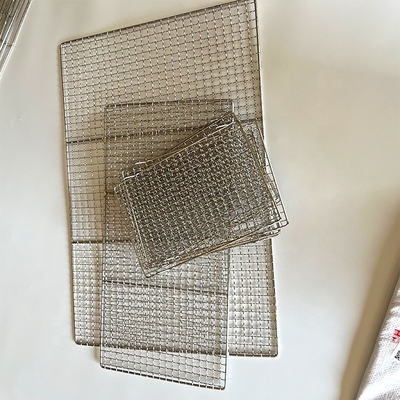 Lightweight Long-Lasting Baking Grid Net Barbecue Wire Mesh for Picnics Heat Resistant 1kg