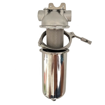 Certified Stainless Steel 304 NSF Standard Pipeline Filter Housing with 0W Power and English Operating Language