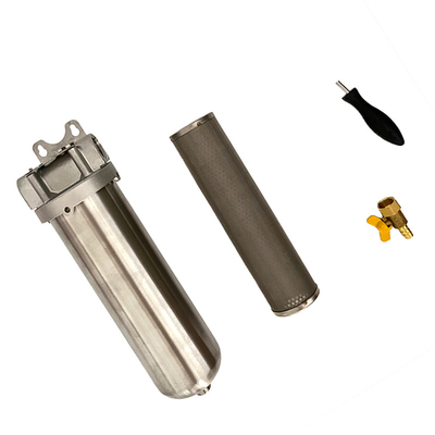 Polished DEF Filter Housing Inlet/Outlet 1/2&quot; / 3/4&quot; / 1&quot; for Universal Fit on Various Diesel Vehicles and Equipment