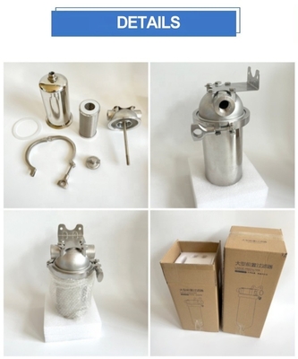 Polished DEF Filter Housing Inlet/Outlet 1/2&quot; / 3/4&quot; / 1&quot; for Universal Fit on Various Diesel Vehicles and Equipment