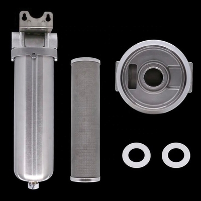 Stainless Steel Prefilter for Home With 1.2mm Thick Cartridge Housing and Laser Printing Pattern