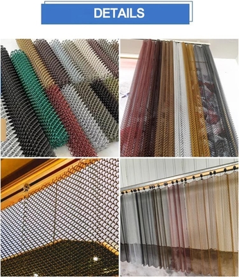 Transform Your Space with Decorative Aluminum Metal Curtains Various Colors and Customization Options