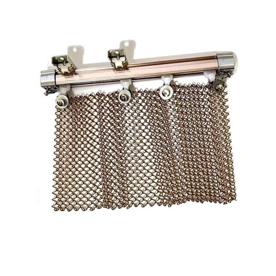 Lightweight and Durable Aluminum Chain Mesh Curtains for Luxurious Interiors Item 27kgs/m2