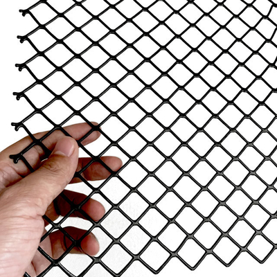 Screen Processing Service Decorative Diamond-shaped Holes Flattened Aluminum Expanded Metal Mesh for Ceiling Facades