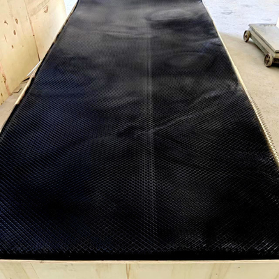 Screen Processing Service Decorative Diamond-shaped Holes Flattened Aluminum Expanded Metal Mesh for Ceiling Facades