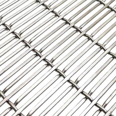 Max 36m Length Durable Decorative Crimped Wire Mesh for Elegant Applications Opening Area 59%