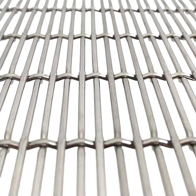 Max 36m Length Durable Decorative Crimped Wire Mesh for Elegant Applications Opening Area 59%