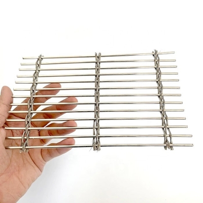 Decoiling Processing Service Modern Style Woven Metal Decorative Wire Mesh for Partitions Curtains Max. 120m Length