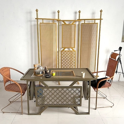 Functional Spaces Building Wall Ornamental Metal Mesh Grilles with Customized Length Bending Processing Service