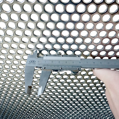 Customizable Thickness Strong Perforated Steel Panel Options for Smooth Finish Security Metal Barriers