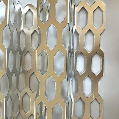 Customizable Decorative Punching Metal Facade Panels with Perforated Patterns in 300 Series Grade Stainless Steel