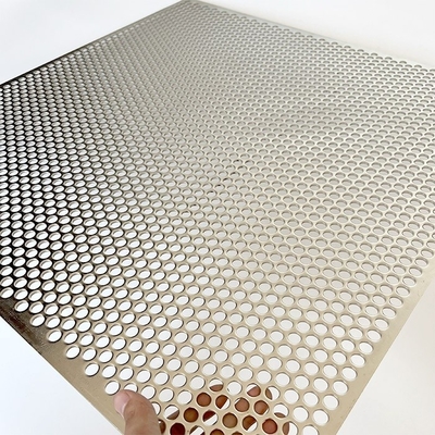 316 Steel Grade Ventilation Punching Metal Screens Perforated Sheet Plate for Cladding Panels Slotted Sample
