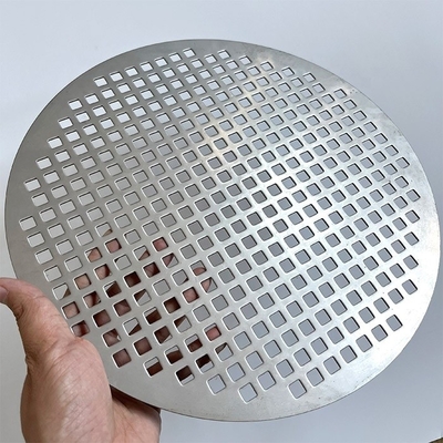 316 Steel Grade Ventilation Punching Metal Screens Perforated Sheet Plate for Cladding Panels Slotted Sample