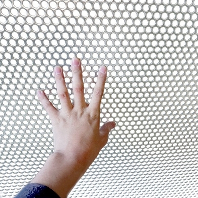 Decoiling Processing Service Decorative Punching Plate Aluminum Perforated Metal Panels for Curtain Wall