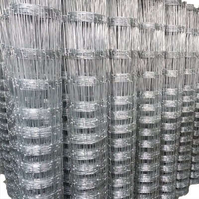 Unbeatable Livestock Control Galvanized Wire Mesh Cattle Fence with Metal Frame and 10/15/20/25cm Vertical Wire Spacing