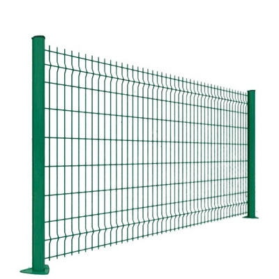 Pvc Coated Frame Finishing 3D Fence Panels Durable Triangle Mesh for Modern Gardens and Outdoor Spaces