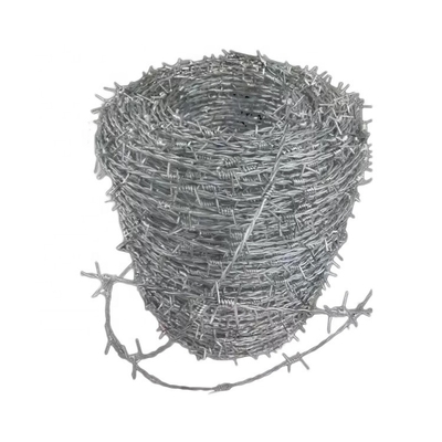 Galvanized Security Fencing Barbed Wire for Agricultural and Industrial 1.6mm Wire Diameter Barbed Point 4 Long-Lasting