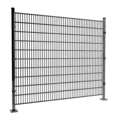 Yellow Plastic Coated Boundary Protection Welded Wire Mesh Fence for Outdoor Barrier Panels