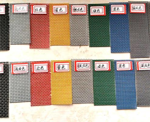 Woven Technique Stainless Steel Anti-Theft Window Mesh Dependable and Secure with Powder Coated Surface