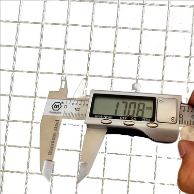Galvanized Steel Wire Decorative Intricate Design Security Crimped Wire Mesh for Secure Fencing