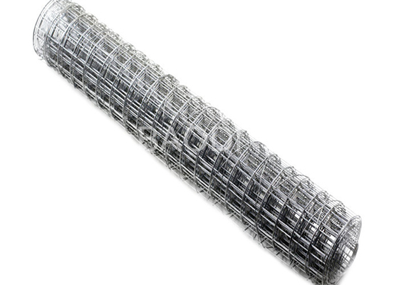 1/2&quot; Galvanized Welded Wire Mesh For Construction Silver Zinc Layer