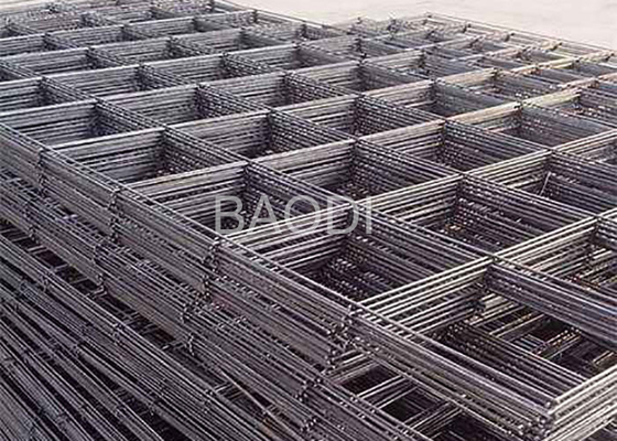 Welded Concrete Metal Mesh , Square Grid Wire Mesh Concrete Reinforcement Sizes