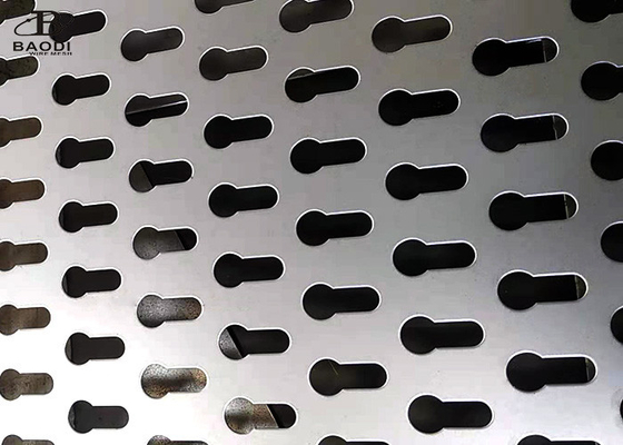 Decorative Screen Aluminum Punched Mesh Different Pattern