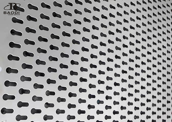 Decorative Screen Aluminum Punched Mesh Different Pattern