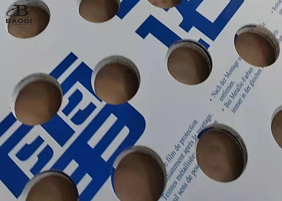 0.5mm Round Hole Shape Stainless 316 Perforated Steel Mesh