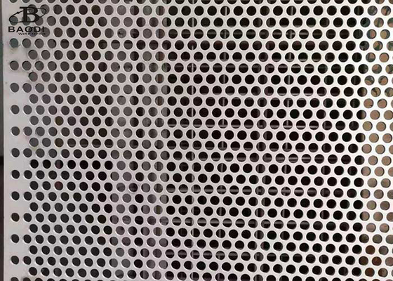 0.5mm Round Hole Shape Stainless 316 Perforated Steel Mesh