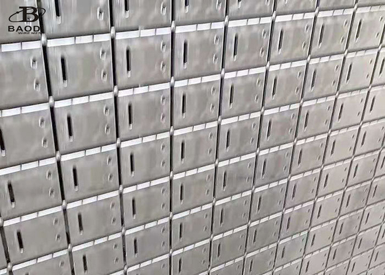 Customize Variety Hole Pattern Aluminium Perforated Mesh 25mm Hole