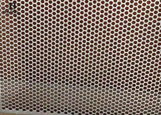 0.8mm Round Hole Ceiling Perforated Stainless Steel Mesh