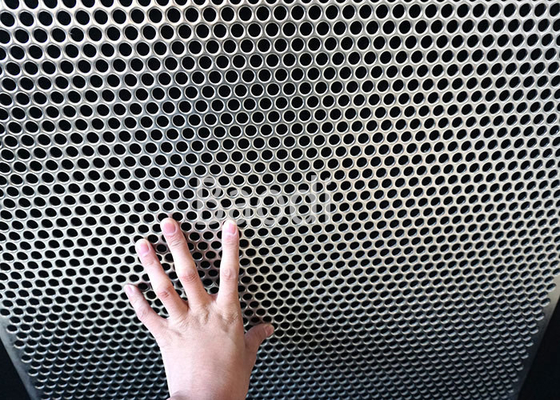 304l 316l Perforated Stainless Steel Mesh Round 0.8mm Hole