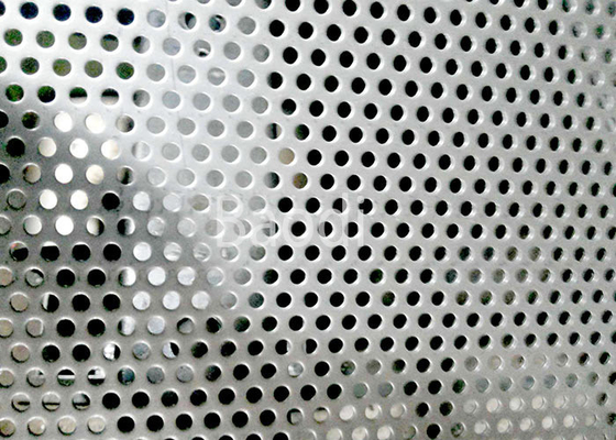 304l 316l Perforated Stainless Steel Mesh Round 0.8mm Hole