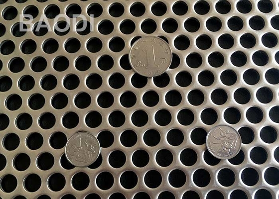 0.5mm 316L Perforated Wire Mesh Round Screen Filter