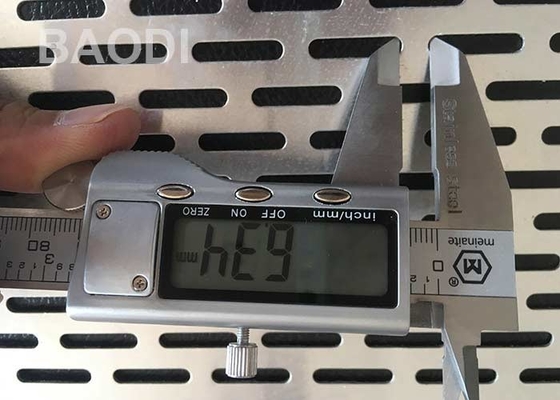 Punching Slotted Hole 0.5mm 0.8mm Perforated Aluminium Mesh Filter Mining Screen