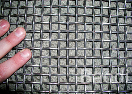 Customized Crimped Vibrating Screen Wire Mesh Electro Galvanized