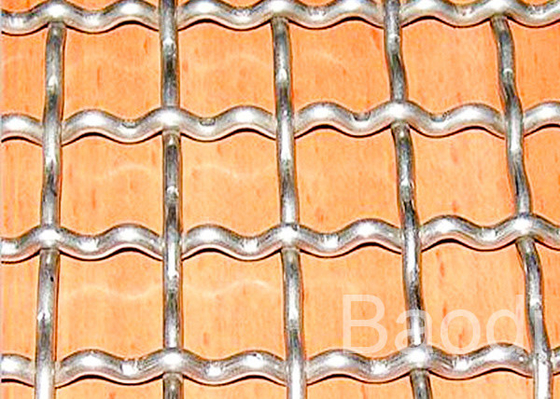 304 Material Barbecue Oven Net Lock Crimp Wire Mesh