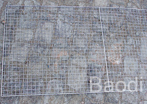 Woven Mining Support 0.4mm Galvanized Crimped Wire Mesh 1.5m Height