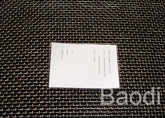 Square Hole Mine Safety Net Crimped Mesh 1m Height