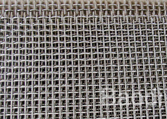 Filter Use Woven 0.4mm Dia Crimped Wire Mesh Carbon Steel